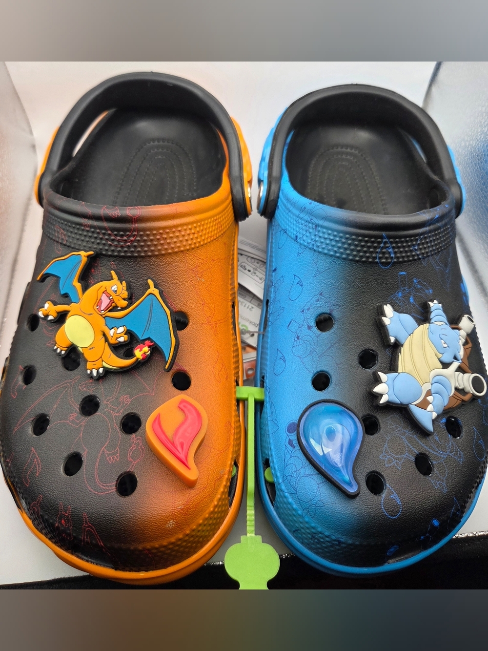 Crocs x Pokemon Classic Clog 'Charizard vs. Blastoise' Mens Size 9 Women's 11